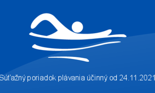 Súťažný poriadok plávania účinný od 24.11.2021